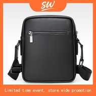 POLO HILL Mens Faux Leather Crossbody Messenger Bag M-PHSB-1561