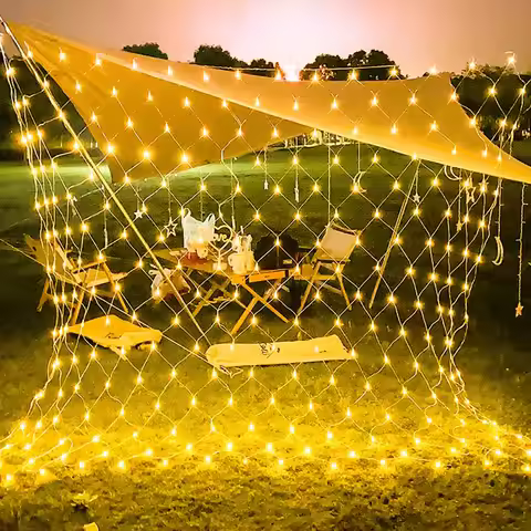3mx2m 2mx2m 1.5mX1.5m Christmas Garlands LED String Christmas Net Light Fairy Xmas Party Garden Wedd