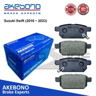 Akebono Rear Brake Pads for Suzuki Swift (2018 - 2023)