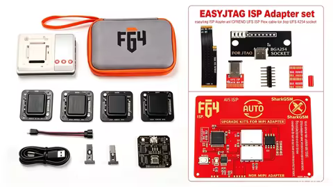 Original F64 Flash Box Memory F64-UFS/EMMC 200MB/SN MC 90MB/SSD 104MB Supports JTAG SP II2C F64 UFS 