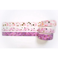 Pretty Pink Gold Foil Washi Tape, Masking Tape