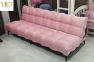 Ghế Sofa bed  sofa giường 1m8  ghế sofa bed bọc vải nhung siêu sang - bảo hành 12 tháng