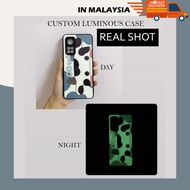 DIY Phone Case Custom Luminous glass phone case casing
