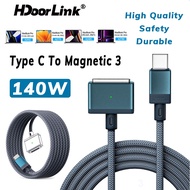 HdoorLink Type C To Magnetic 3 Charging Cable PD140W Magnetic Charging Cord For A2681 A2442 A2485