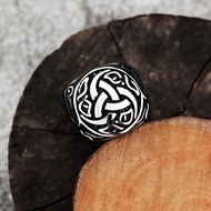 Vintage Viking Rồng Thép Titan Nhẫn Nam Thời Trang Và Phong Cách Trang Sức Inox Hip Hop/Phong Cách R