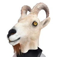 NEW Goat mask-Goat Antelope Animal Head Mask Novelty Halloween Cosplay Costume Party Latex Animal Ma