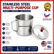 (1set)Aluminium Cup/Cup cawan Stainless Steel Mug/Cawan Keluli