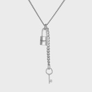 [NONENON] KEY LOCK NECKLACE