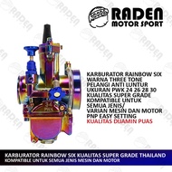 CARBURETOR PWK 24 26 28 30 32 34 PELANGI SERIES RAINBOW SIX POWER JET CARBURETOR CPO UMA CARBURETOR 