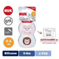 NUK Space Silicone Soother Orthodontic Size 0-6m
