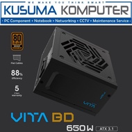 PSU Power Supply FSP VITA BD 650W 80+ BRONZE ATX 3.1 New Official Warranty