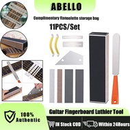 11Pcs/Set Guitar Fret File guitar fretboard Leveling Tool Fret Leveling Beam Sanding Leveler Beam
