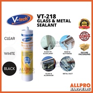VT-218 Glass & Metal Sealant (Clear / White / Black) Neutral Silicone Sealant