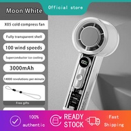 TIMI3C X05 100 Level Refrigeration Cooling Handheld Fan X05 Portable Mini Fan Rechargeable With Icy 
