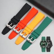 Tissot 1853 Watch Strap Fluoride Rubber Silicone Leroc Men Rubber Watch Strap t41 Soft Sports Waterp