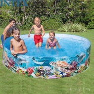 Kolam Renang Intex 58472 Akuarium Plastik Keras PVC untuk Rumah, Kolam Renang Kanak-Kanak, Kolam Ren
