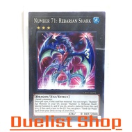Number 71: Rebarian Shark (N) Monster Water Rank3 [Dragon/Xyz/Effect] Set CR05-AE091 Yu-Gi-Oh Card O