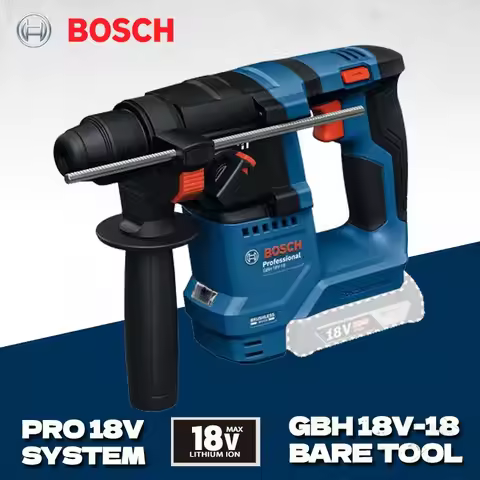 BOSCH GBH 18V-18 Cordless Rotary Hammer Impact Drill Hammer SDS PLUS Professional 18V Brushless Powe