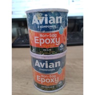 Avian Non-sag SUPER 2 compound epoxy glue ORANGE color 170gr packaging SET