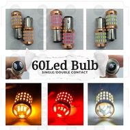 OSCPA 1156/1157-4014-60LED BULB SINGLE CONTACT WHITE/RED/YELLOW PAIR