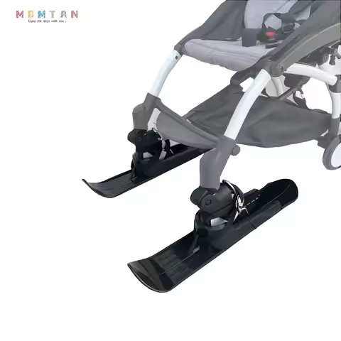 Universal Baby Stroller Accessories Ski Plate Buggy Sled Wheelchair Glider Snow Scooter Pram Skiing 