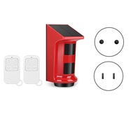 Solar Infrared Alarm Human Body Sensor Anti-Theft Alarm Solar Powered Outdoor Human Body PIR Motion 