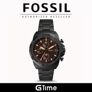 [Official Warranty] Fossil FS5851 Men's Bronson Chronograph Black Stainless Steel Watch