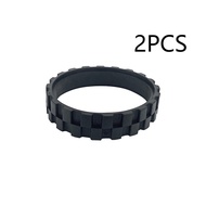 2pcs Anti-Slip floor sweeper mopping machine wheels tire Ring leather for iRobot 5/6/7/8/9 I7 E3 E5
