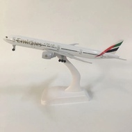 JASON TUTU 20CM United Arab Emirates Airline B777 Aircraft Model Planel Airplane Diecast Metal Plane
