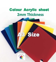 2mm Acrylic Sheet - A3 size - Cast acrylic