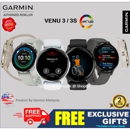 🇲🇾 Garmin Venu 3 Venu 3S  VENU 2 - AMOLED Touch Screen GPS Multisport Smart Watch / Music Watch