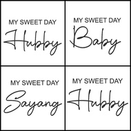 STICKER MY SWEET DAY - SIZE A5