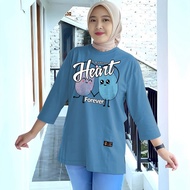 KATUN Women's T-shirts, Soft, Comfortable, 7 Sleeves,/8, 24s Cotton, Oversized Jumbo T-shirts, Beaut