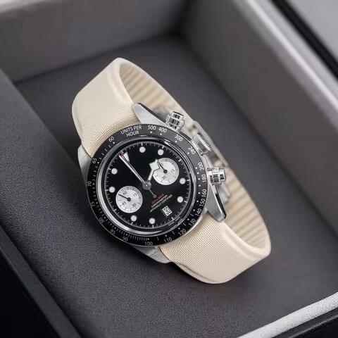 20mm 21mm 22mm Premium CTS FKM Rubber Watch Strap Universal Curved End Quick Release For Omega For T