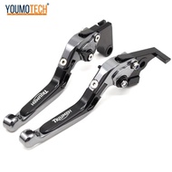 Đòn bẩy ly hợp phanh có thể gập lại có thể điều chỉnh CNC cho xe máy Triumph Trident 660/BOBBER / BO