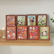Puzzle 108 Pieces Panda Ornaments Wooden Photo Frame Girl Boy Cartoon Children Educational Toys Crea