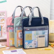 BARR1YYJ Book Storage Bag, Portable Handheld A4 File Organizer, Mutli-Purpose Large Capacity Dustpro