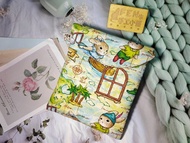 彩色噴墨系列-小飛俠兔防撥水牛津布6吋電子書保護套-mooink收納