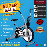 BG SPORT Sepeda Statis Air Bike Alat Olahraga Cardio 8701 8702 8703