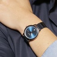 OBAKU 簡約美學淑女米蘭時尚腕錶-藍X藍帶(V270LDHLML)