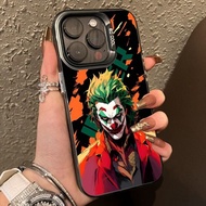 Phone Phone Case Suitable for iPhone x xs xr xsmax 11 12 13 14 15 Pro max Plus Clown Vertical Frosted Silicone Soft Case All-Inclusive Shock-resistant Mobile Phone Protective Case Shell G7HY