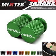 Motorcycle Accessories CNC Tire Valve Air Port Stem Cover Cap Plug For KAWASAKI Z650 Z650RS Z-650 Z-