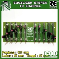 Kit Equalizer 10 Channel Stereo