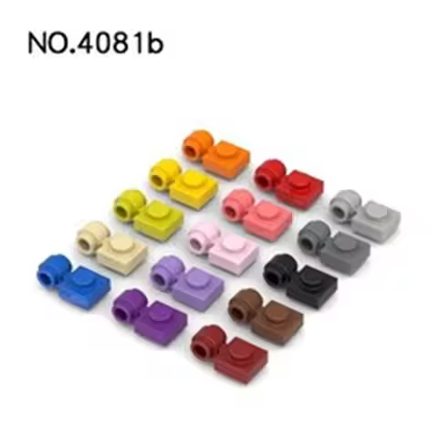 20pcsMOC Compatible Assembles Particles 4081 1x1 Modified Plate For Building Blocks Parts DIY Educat
