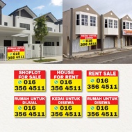 Banner Printing, Property Banner, House For Sale or Rent / Shop For Sale or Rent/ Room For Rent / Se