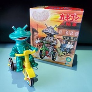 2020年 各會場限定80盒 Bullmark M1超人力霸王，奧特曼食錢怪，Ultraman，Sofubi搪膠公仔上鍊三輪車，水藍色，鹹蛋超人