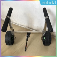 [Roluk] Kayak Trolley with Support Stand Kayak Carrier Cart Kayak Carrier Kayak Cart for Carrying Kayaks Paddle Boards Transport