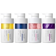 unlabel LAB Shampoo N 400mL 4 Types Damage Moist Straight Volume Care Made in Japan