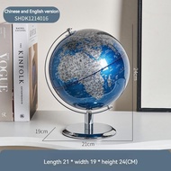 14/20/23Cm English Globe World Map Teaching Demonstration Office Study Desktop Living Room Home Deco