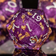 DND Liquid Core Dice Set D&D D and D Sharp Edge Resin Dungeon and Dragon Dice Set RPG Role Playing D